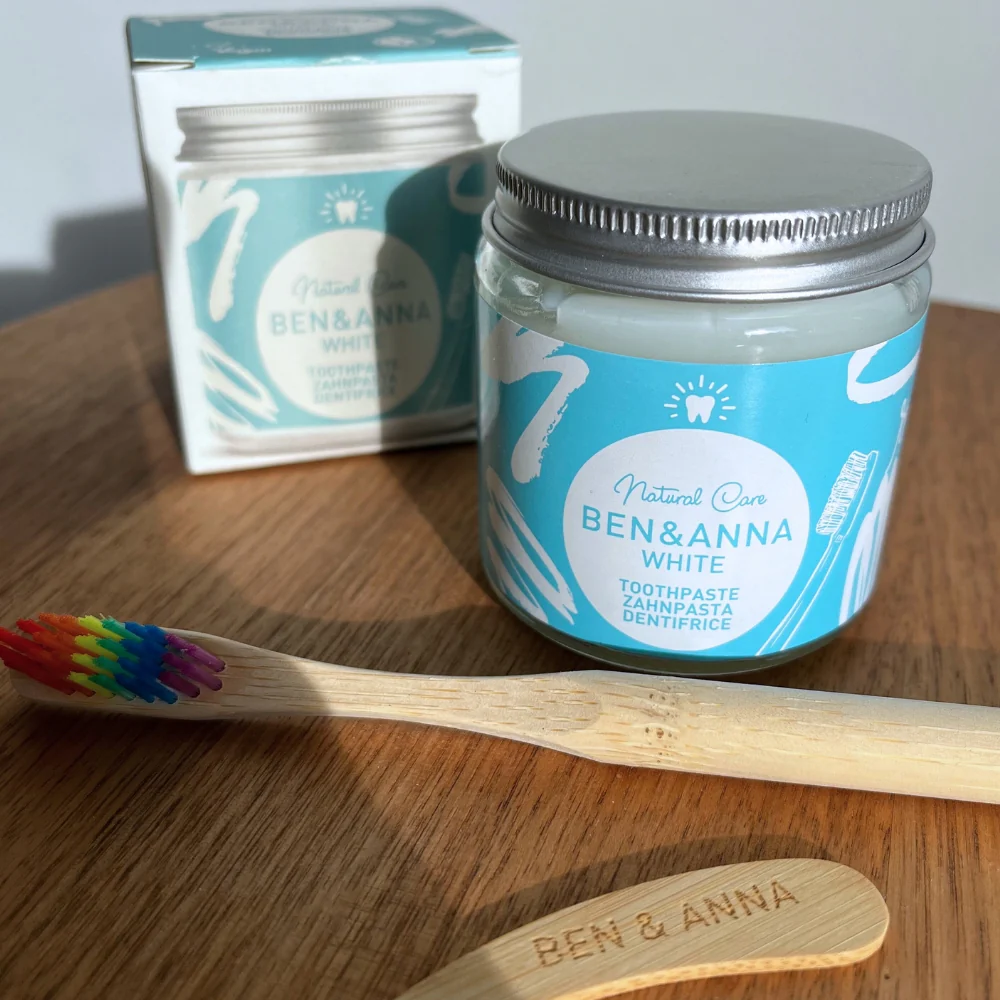 Ben & Anna natuurlijke tandpasta zonder fluoride wit